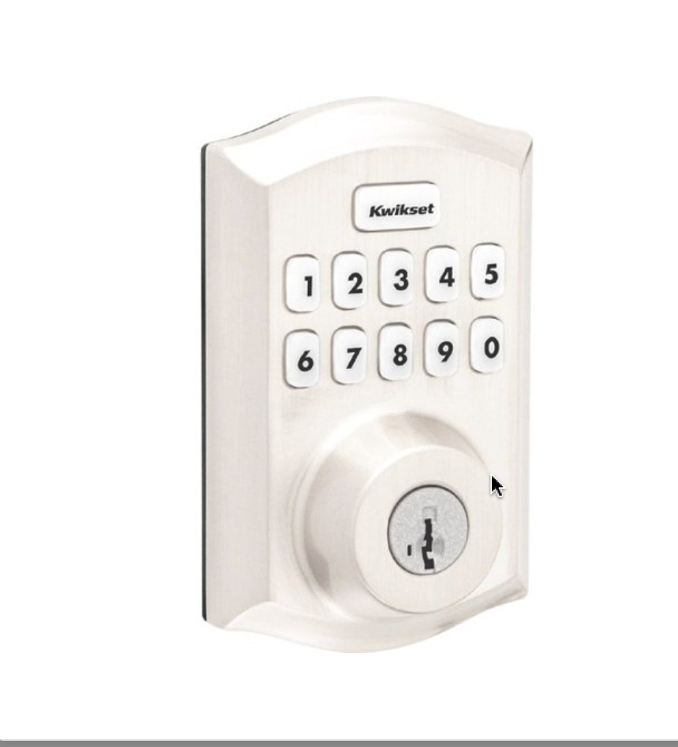Kwikset HC620 TRL Home Connect 620 Traditional Keypad Connected Smart Lock with Z-Wave Technology